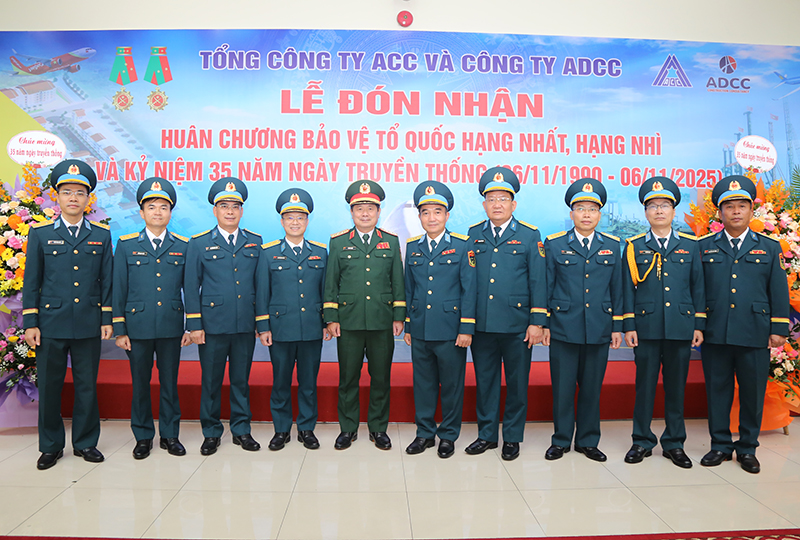 Tổng Công ty ACC và Công ty ADCC kỷ niệm 35 năm Ngày truyền thống và đón nhận Huân chương Bảo vệ Tổ quốc hạng Nhất, Nhì