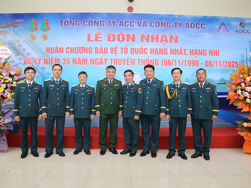 Tổng Công ty ACC và Công ty ADCC kỷ niệm 35 năm Ngày truyền thống và đón nhận Huân chương Bảo vệ Tổ quốc hạng Nhất, Nhì