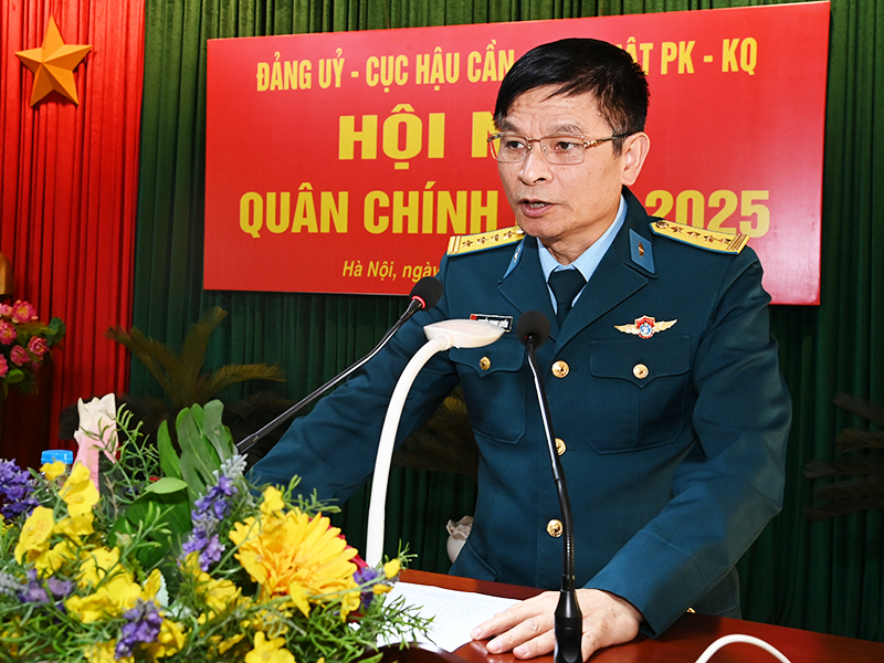 Cục Hậu cần - Kỹ thuật Quân chủng Phòng không - Không quân tổ chức Hội nghị Quân chính năm 2025
