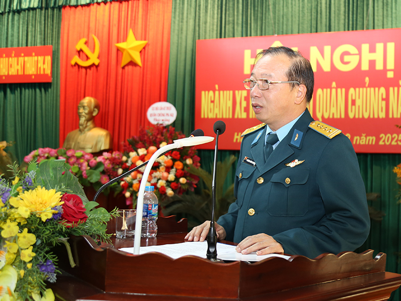 Cục Hậu cần - Kỹ thuật Quân chủng Phòng không - Không quân tổ chức Hội nghị tập huấn công tác Xe máy - vận tải năm 2025