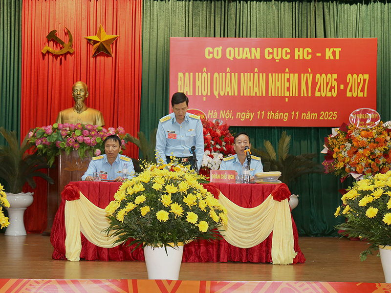 Đại hội quân nhân cơ quan Cục Hậu cần - Kỹ thuật nhiệm kỳ 2025-2027