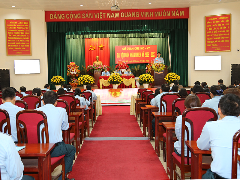 Đại hội quân nhân cơ quan Cục Hậu cần - Kỹ thuật nhiệm kỳ 2025-2027