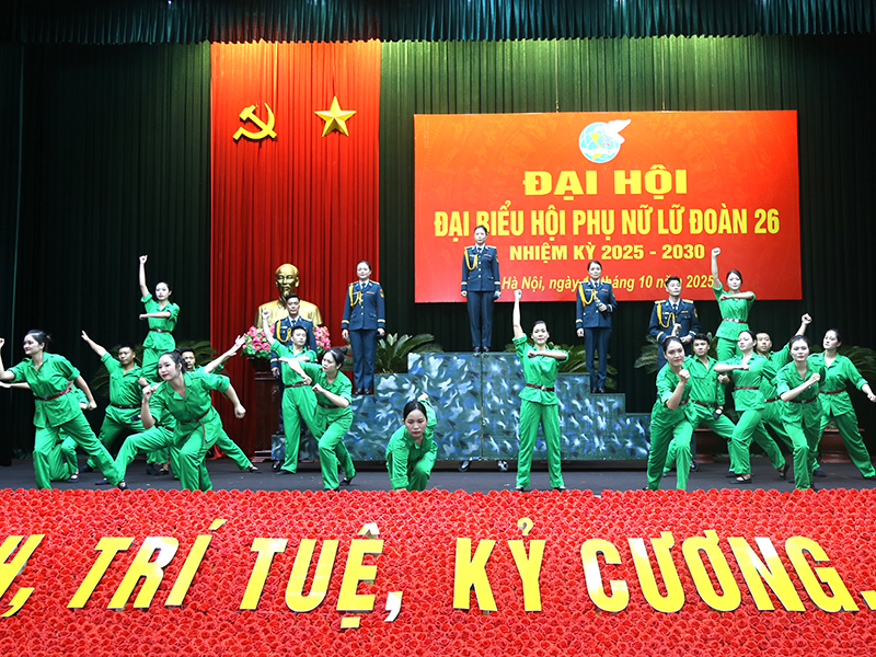 Đại hội đại biểu Hội phụ nữ Lữ đoàn Thông tin 26 thành công tốt đẹp