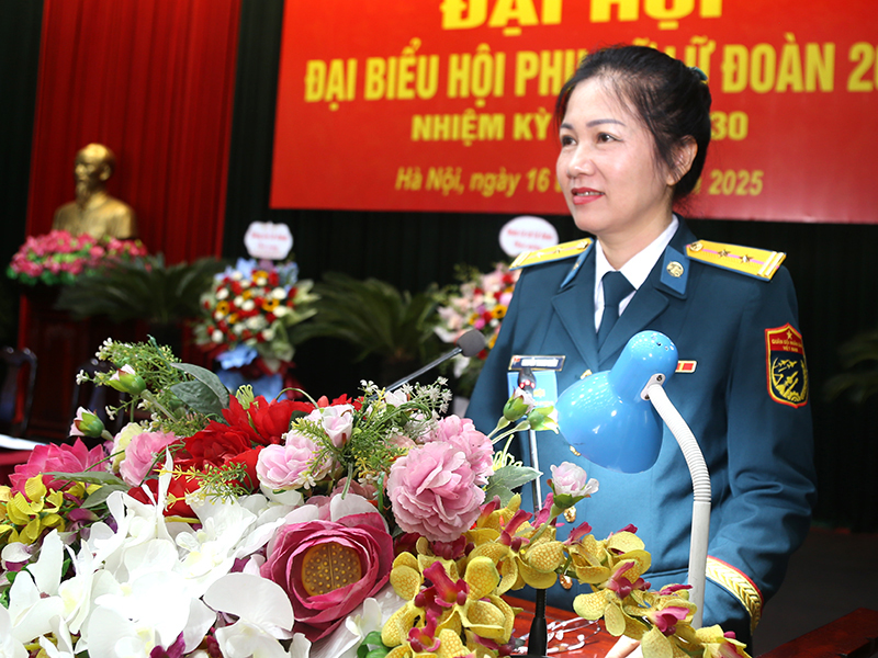 Đại hội đại biểu Hội phụ nữ Lữ đoàn Thông tin 26 thành công tốt đẹp