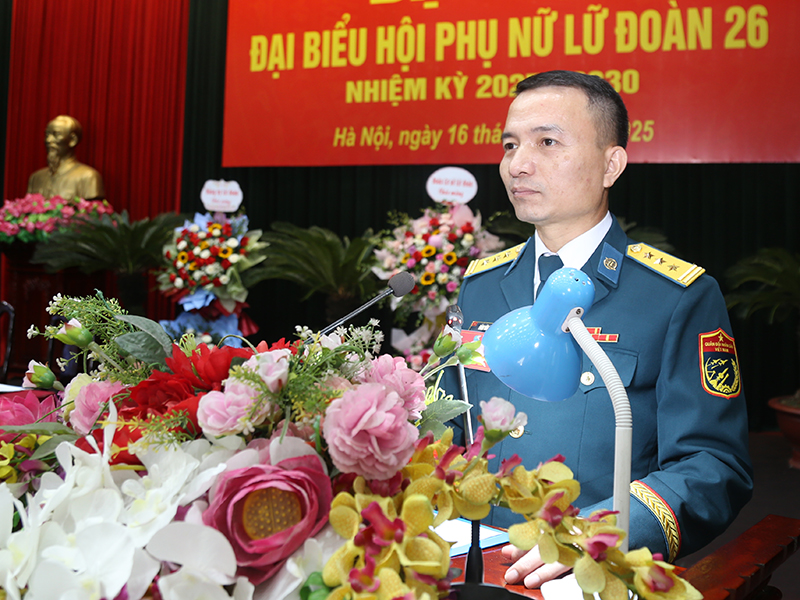 Đại hội đại biểu Hội phụ nữ Lữ đoàn Thông tin 26 thành công tốt đẹp