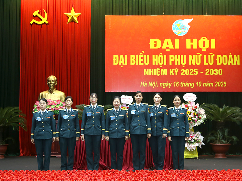Đại hội đại biểu Hội phụ nữ Lữ đoàn Thông tin 26 thành công tốt đẹp