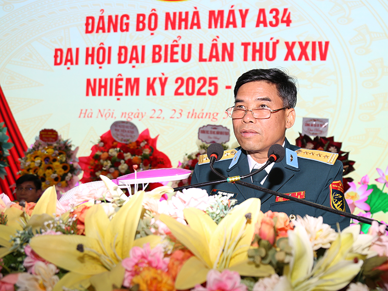 Đảng bộ Nhà máy A34 lãnh đạo đẩy mạnh công tác nghiên cứu và sản xuất vật tư bằng công nghệ mới