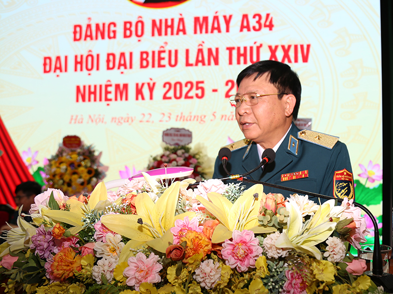 Đảng bộ Nhà máy A34 lãnh đạo đẩy mạnh công tác nghiên cứu và sản xuất vật tư bằng công nghệ mới