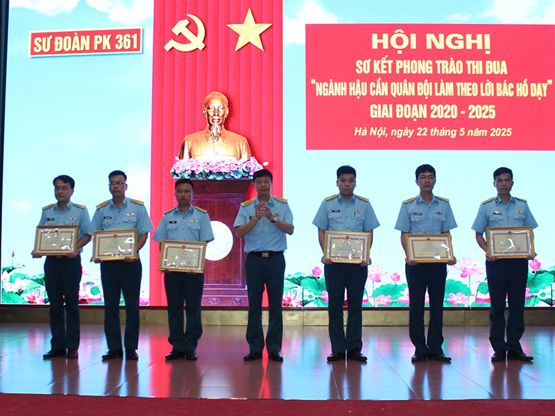 Sư đoàn 361 sơ kết Phong trào Thi đua “Ngành Hậu cần Quân đội làm theo lời Bác Hồ dạy”