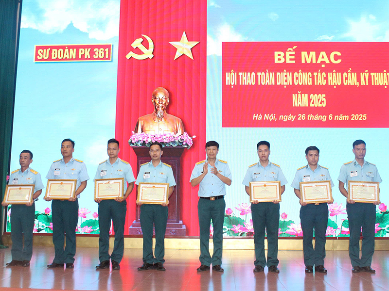 Sư đoàn 361 tổ chức Hội thao toàn diện ngành Hậu cần, Kỹ thuật năm 2025