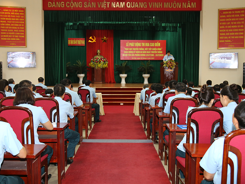 Cục Hậu cần - Kỹ thuật Quân chủng Phòng không - Không quân phát động đợt thi đua cao điểm