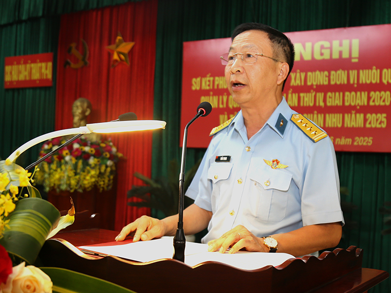 Quân chủng Phòng không - Không quân sơ kết Phong trào Thi đua “Xây dựng đơn vị nuôi quân giỏi, quản lý quân nhu tốt”, giai đoạn 2020 - 2025 và tập huấn công tác Quân nhu năm 2025