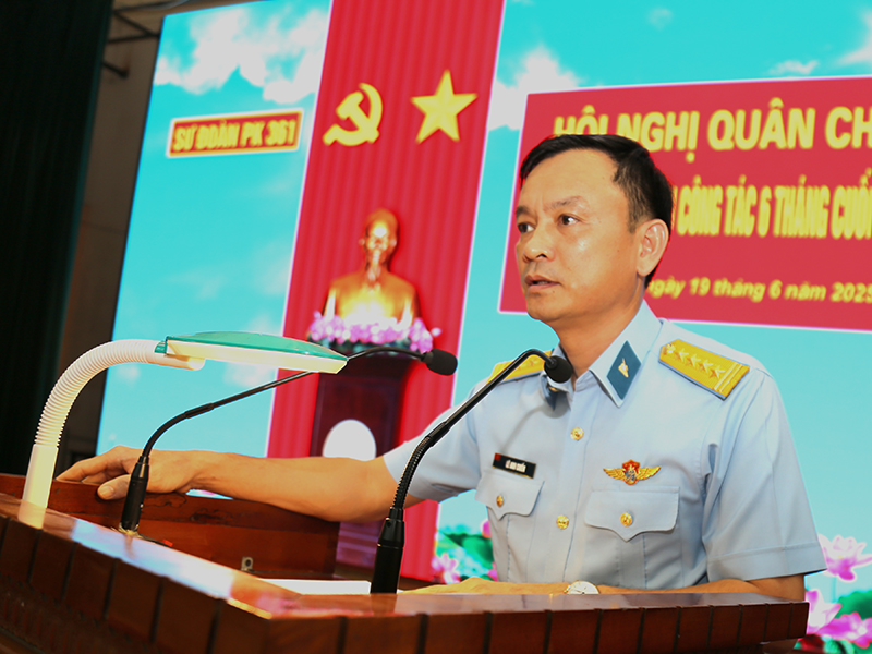Sư đoàn 361 triển khai nhiệm vụ 6 tháng cuối năm 2025