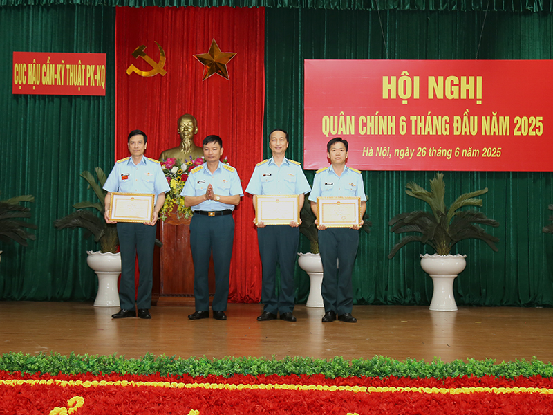 Cục Hậu cần - Kỹ thuật Phòng không - Không quân triển khai nhiệm vụ 6 tháng cuối năm 2025