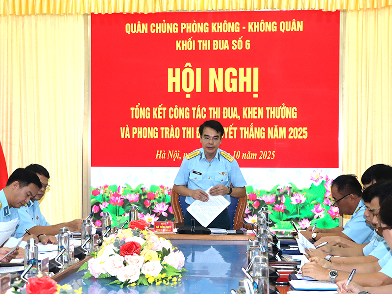 Khối thi đua số 6 tổng kết công tác thi đua, khen thưởng và Phong trào Thi đua Quyết thắng năm 2025