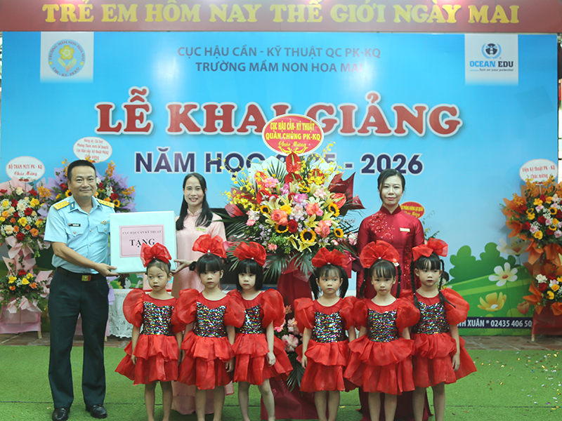 Trường Mầm non Hoa Mai khai giảng năm học mới 2025-2026