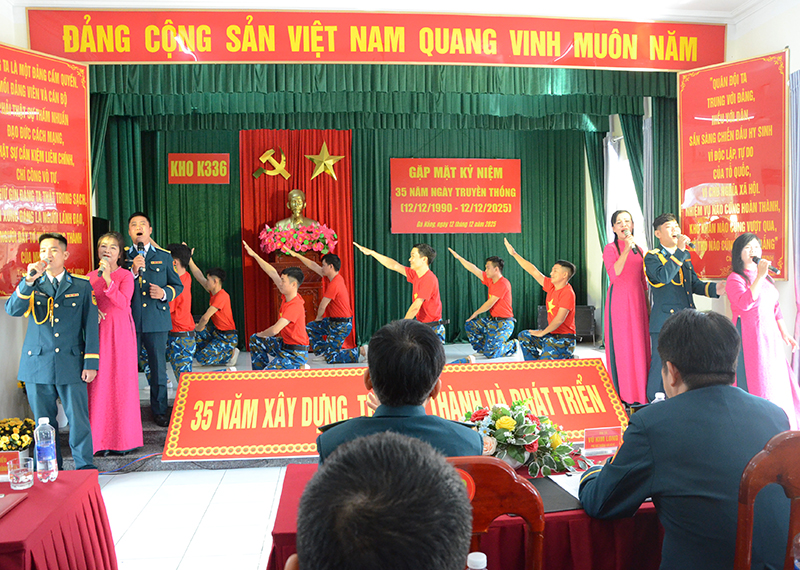 Kho K336 tổ chức gặp mặt kỷ niệm 35 năm Ngày truyền thống (12-12-1990 / 12-12-2025)