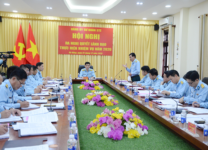 Đảng ủy các đơn vị khu vực miền Trung ra Nghị quyết lãnh đạo thực hiện nhiệm vụ năm 2026