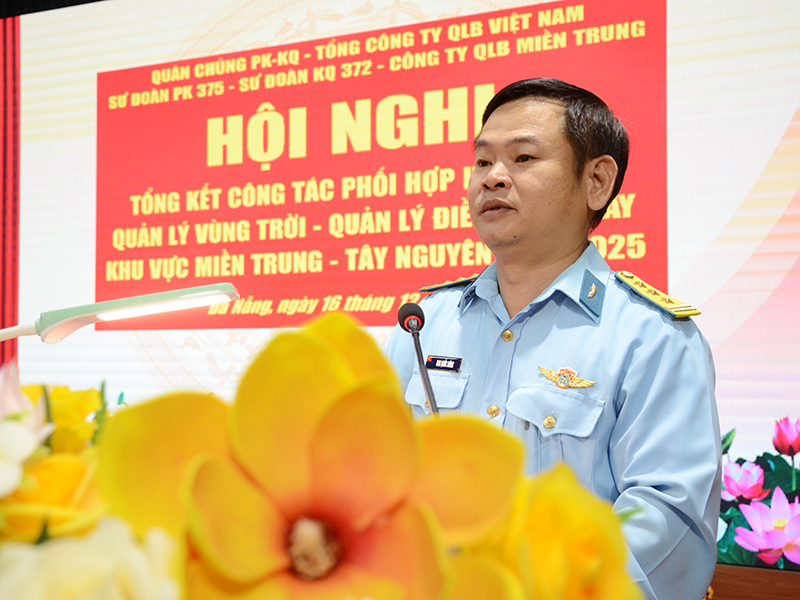 C&aacute;c đơn vị tr&ecirc;n địa b&agrave;n miền Trung - T&acirc;y Nguy&ecirc;n tổng kết c&ocirc;ng t&aacute;c quản l&yacute; v&ugrave;ng trời, quản l&yacute; điều h&agrave;nh bay năm 2025