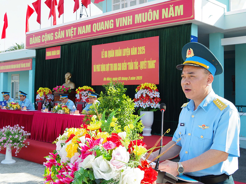 Các đơn vị trong Quân chủng Phòng không - Không quân đồng loạt tổ chức Lễ ra quân huấn luyện năm 2025