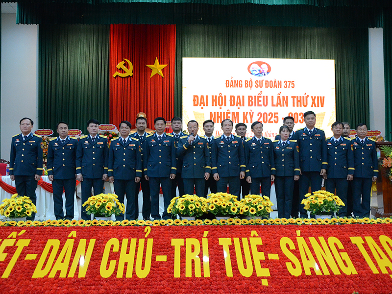 Đảng bộ Sư đoàn 375 tổ chức thành công Đại hội đại biểu lần thứ XIV, nhiệm kỳ 2025 - 2030