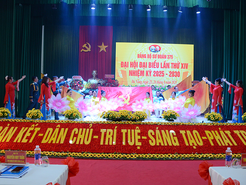 Đảng bộ Sư đoàn 375 tổ chức thành công Đại hội đại biểu lần thứ XIV, nhiệm kỳ 2025 - 2030