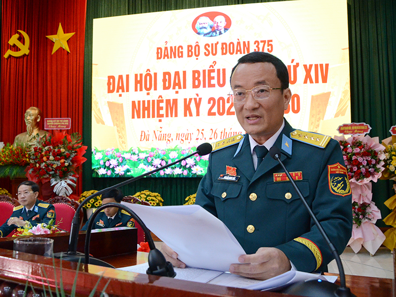 Đảng bộ Sư đoàn 375 tổ chức thành công Đại hội đại biểu lần thứ XIV, nhiệm kỳ 2025 - 2030