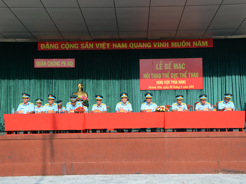 Quân chủng Phòng không - Không quân Bế mạc Hội thao Thể dục thể thao khu vực phía Nam năm 2025
