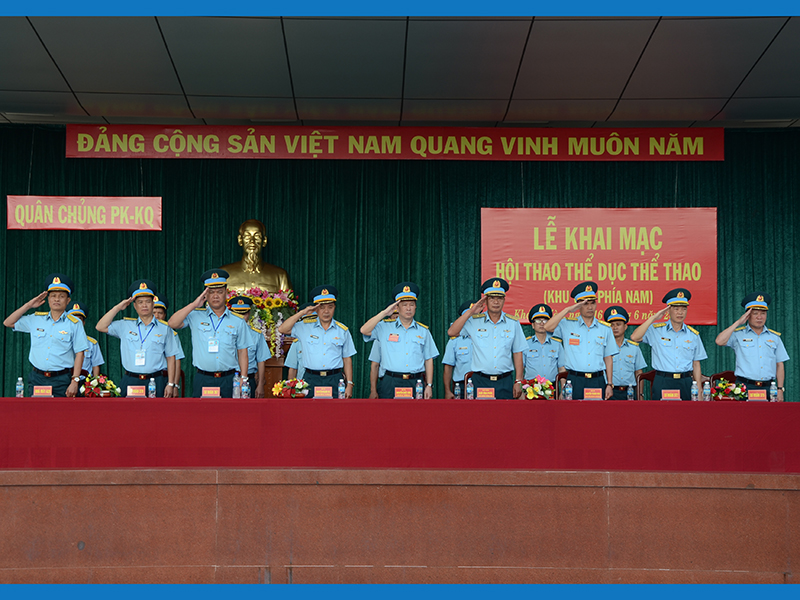 Quân chủng Phòng không - Không quân khai mạc Hội thao thể dục thể thao khu vực phía Nam