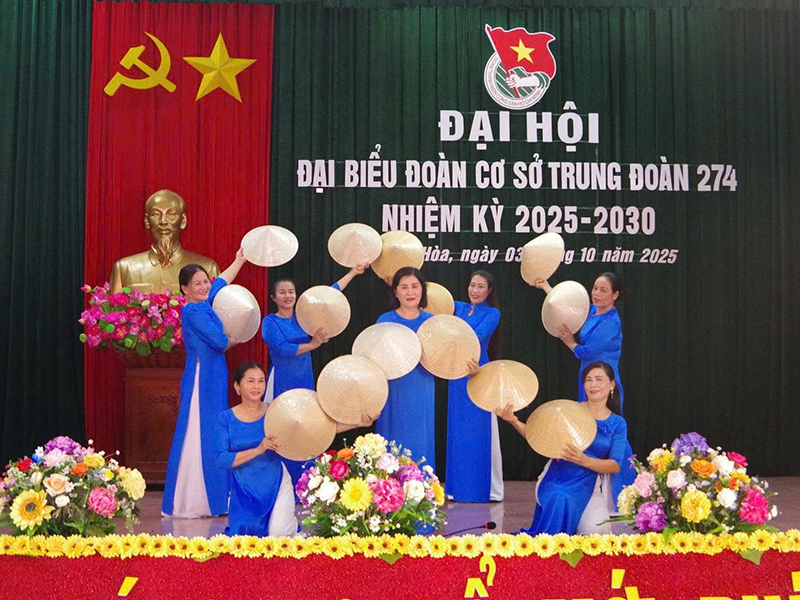 Đoàn cơ sở Trung đoàn 274 tổ chức thành công Đại hội đại biểu nhiệm kỳ 2025-2030