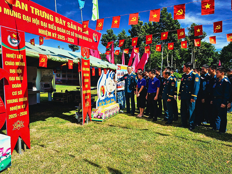 Đoàn cơ sở Trung đoàn 274 tổ chức thành công Đại hội đại biểu nhiệm kỳ 2025-2030