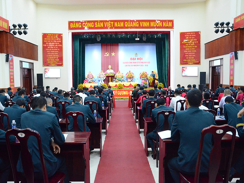 Công đoàn cơ sở Nhà máy A32 tổ chức Đại hội đại biểu lần thứ XVII, nhiệm kỳ 2025-2030
