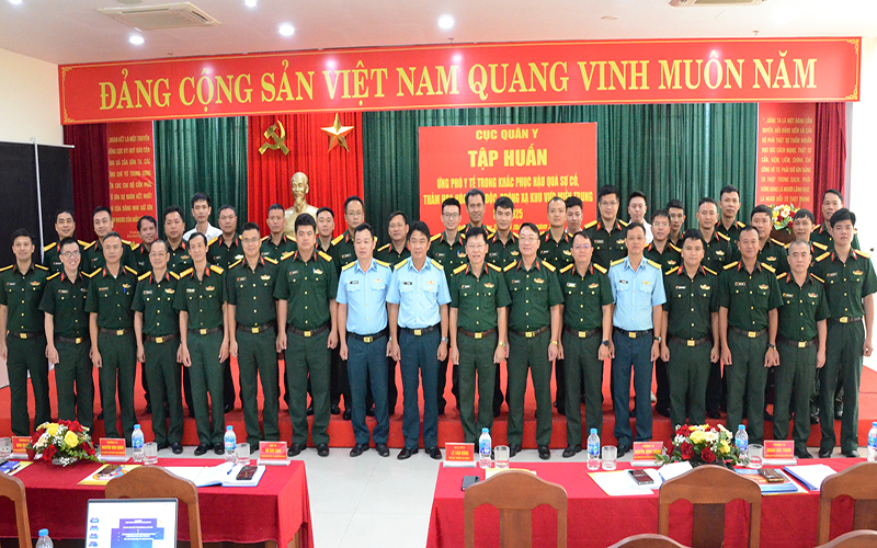 Tập huấn ứng phó y tế trong khắc phục hậu quả sự cố, thảm họa hóa chất độc, phóng xạ khu vực miền Trung
