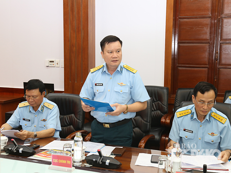 Hội đồng Phối hợp phổ biến, gi&aacute;o dục ph&aacute;p luật Bộ Quốc ph&ograve;ng kiểm tra tại c&aacute;c đơn vị Qu&acirc;n chủng Ph&ograve;ng kh&ocirc;ng - Kh&ocirc;ng qu&acirc;n