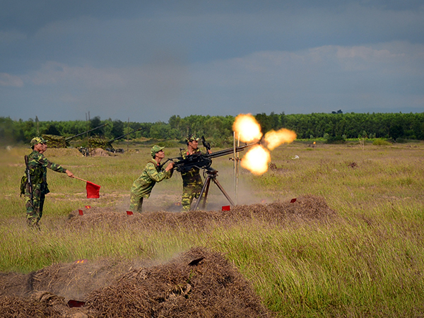Diễn tập chiến thuật, bắn đạn thật lực lượng Phòng không ba thứ quân các đơn vị phía Nam, năm 2016