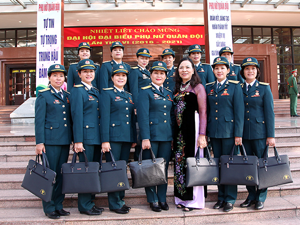 13 đại biểu Phụ nữ Quân chủng PK-KQ tham dự Đại hội Đại biểu Phụ nữ Quân đội lần thứ VI