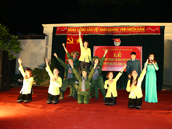 Đoàn cơ sở Lữ đoàn 28 tổ chức phát động thi đua cao điểm 