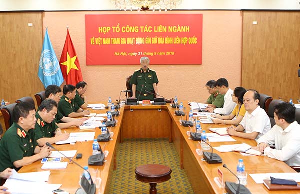 Việt Nam chính thức có Tổ công tác liên ngành thực hiện nhiệm vụ tham gia giữ gìn hòa bình Liên hiệp quốc