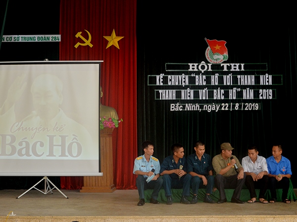 Đoàn cơ sở Trung đoàn 284 tổ chức Hội thi kể chuyện 