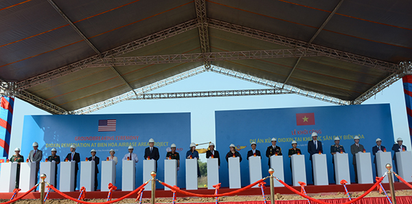 Khởi công dự án xử lý ô nhiễm dioxin tại sân bay Biên Hòa