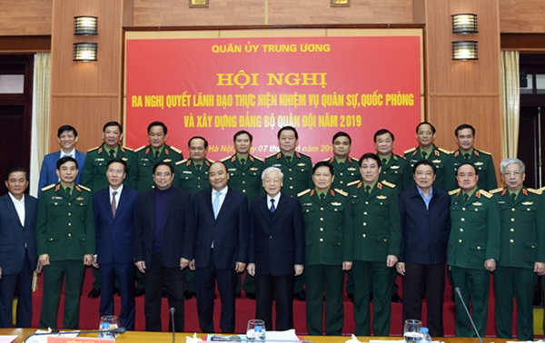 Quân ủy Trung ương ra Nghị quyết lãnh đạo thực hiện nhiệm vụ quân sự, quốc phòng và xây dựng Đảng bộ Quân đội năm 2019
