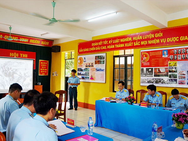 Trung đoàn 250 tổ chức Hội thi hoạt động phòng Hồ Chí Minh năm 2019