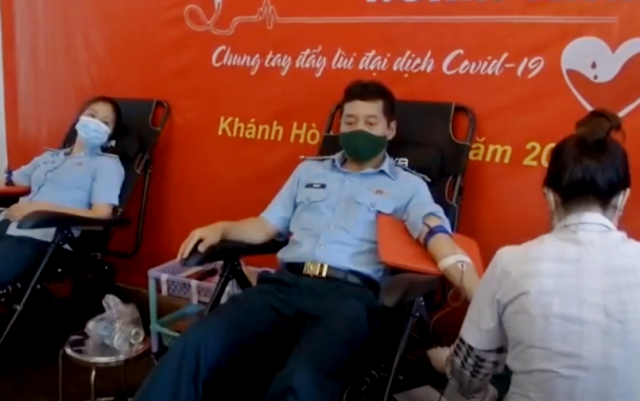 Đoàn An điều dưỡng 20 tham gia hiến máu tình nguyện
