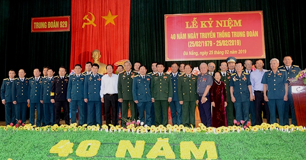 Trung đoàn 929 tổ chức Lễ kỷ niệm 40 năm Ngày truyền thống