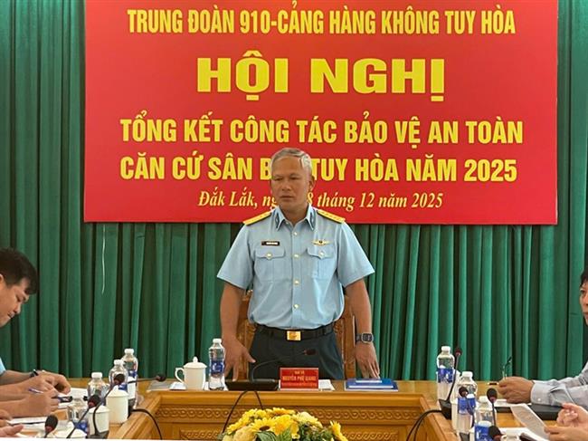 ban-chi-dao-an-toan-can-cu-san-bay-tuy-hoa-to-chuc-hoi-nghi-tong-ket-cong-tac-bao-ve-an-toan-can-cu-san-bay-nam-2025