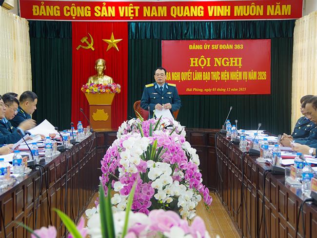 dang-uy-su-doan-363-ra-nghi-quyet-lanh-dao-thuc-hien-nhiem-vu-nam-2026