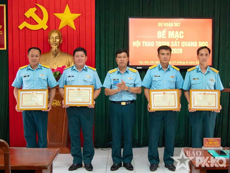 Sư đo&agrave;n 367 tổ chức Hội thao Trinh s&aacute;t quang học năm 2026
