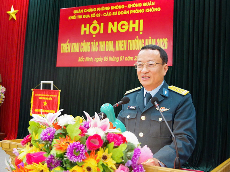 Khối thi đua số 2, Qu&acirc;n chủng Ph&ograve;ng kh&ocirc;ng - Kh&ocirc;ng qu&acirc;n tổ chức hội nghị triển khai c&ocirc;ng t&aacute;c thi đua, khen thưởng năm 2026
