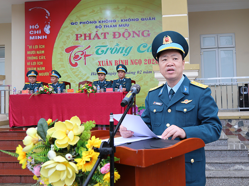 Bộ Tham mưu Qu&acirc;n chủng Ph&ograve;ng kh&ocirc;ng - Kh&ocirc;ng qu&acirc;n ph&aacute;t động &ldquo;Tết trồng c&acirc;y Xu&acirc;n B&iacute;nh Ngọ - 2026&rdquo;