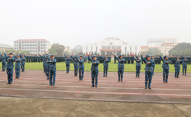 Khối Cơ quan Quân chủng Phòng không - Không quân tổ chức Lễ ra quân huấn luyện năm 2026